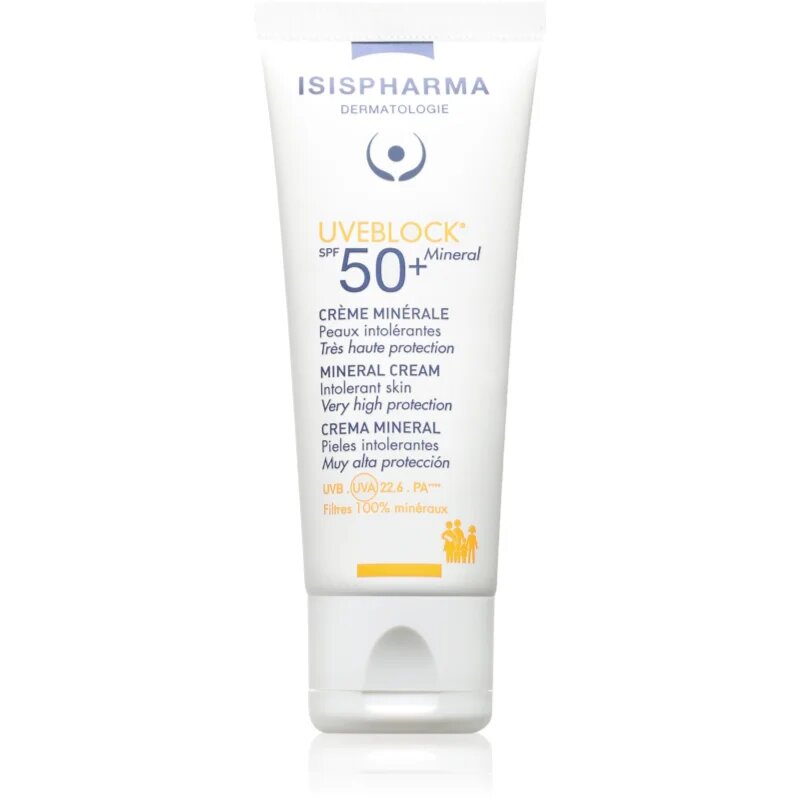 ISISPHARMA Uveblock SPF 50+ Mineral minerální krém SPF 50+ 40 ml