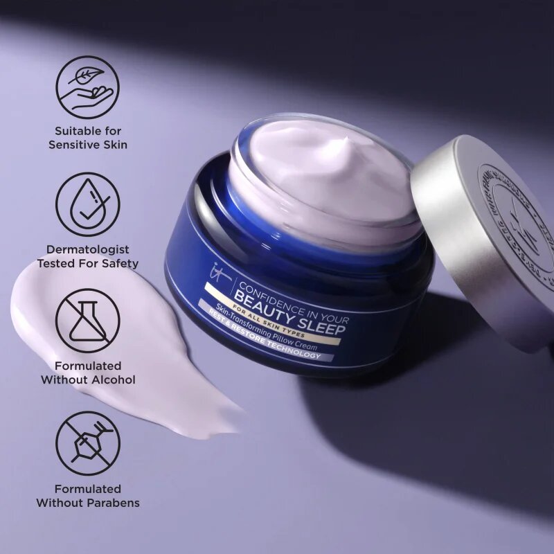 IT Cosmetics Confidence In Your Beauty Sleep omlazující a vyhlazující noční krém 60 ml