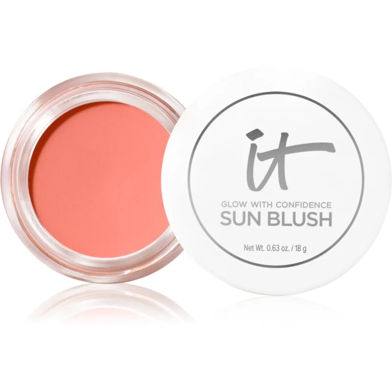 IT Cosmetics Confidence Sun Blush krémová tvářenka pro ženy 20 Sun Blossom 18 g