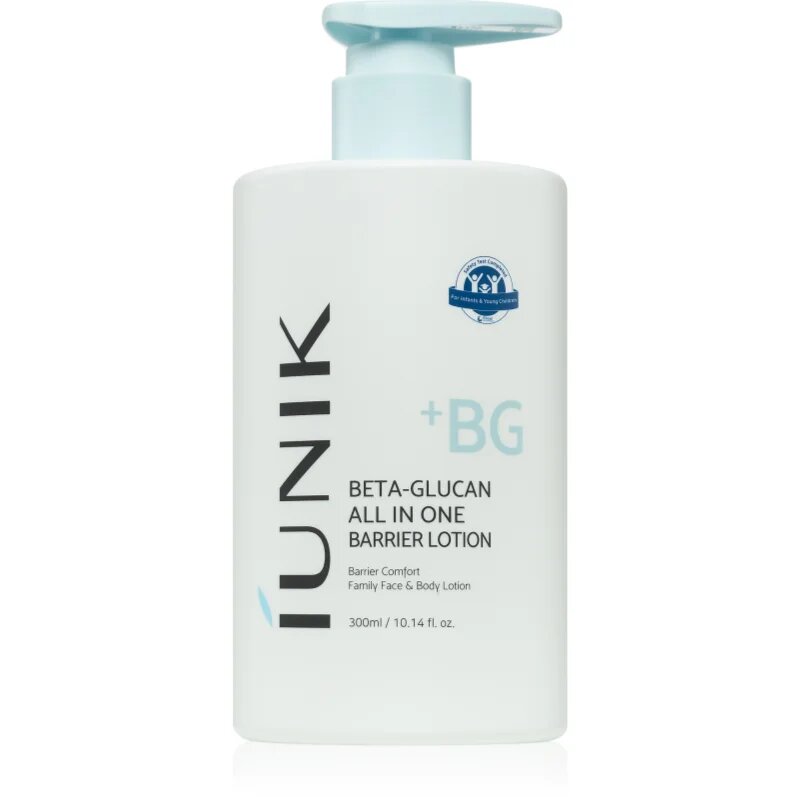 iUnik Beta Glucan All In One Barrier Lotion intenzivně vyživující tělové mléko 300 ml
