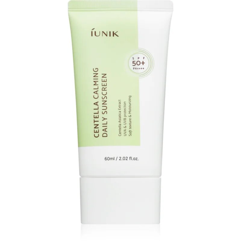 iUnik Centella Calming Daily Sunscreen zklidňující a ochranný krém SPF 50+ 60 ml