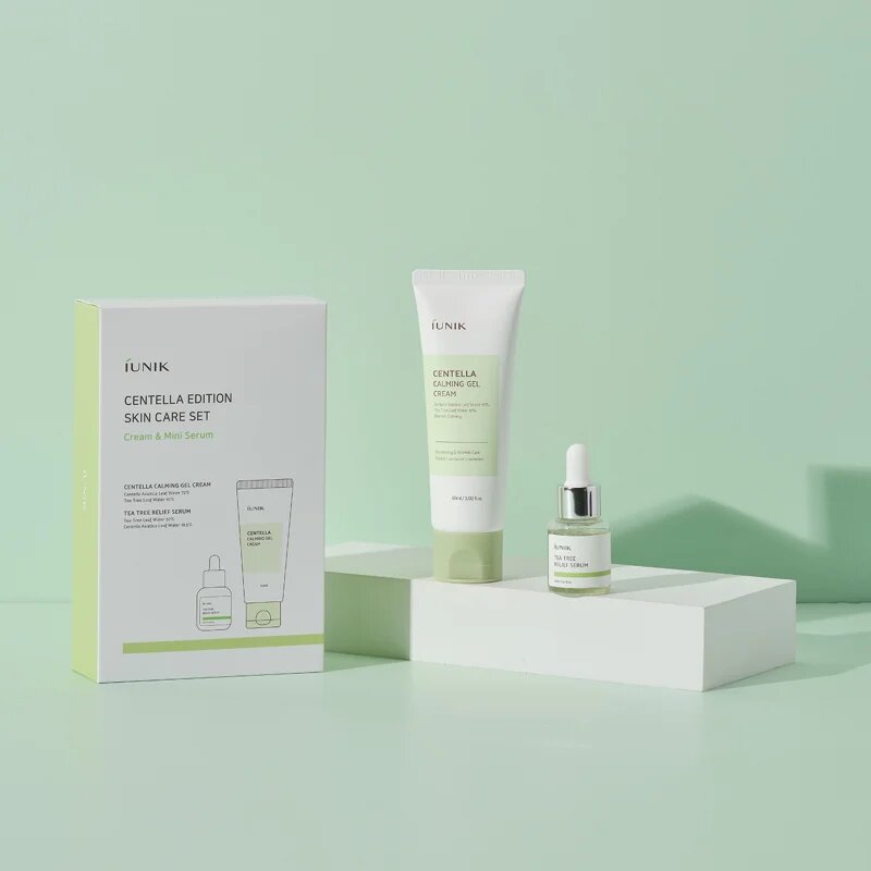 iUnik Centella Skincare Set dárková sada pro zklidnění a posílení citlivé pleti