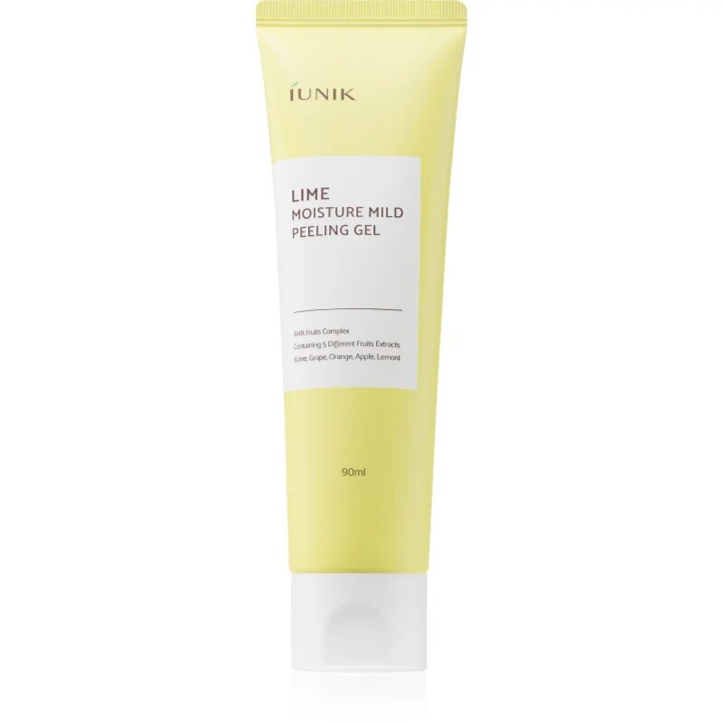 iUnik Lime jemný zklidňující peelingový gel 90 ml
