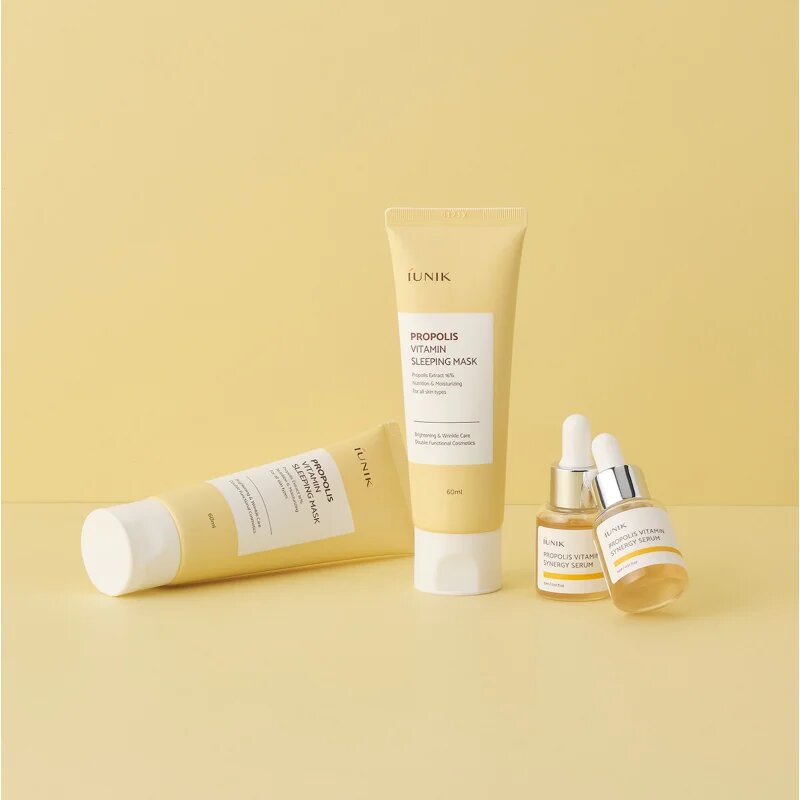 iUnik Propolis Vitamin sada pro rozjasnění a hydrataci
