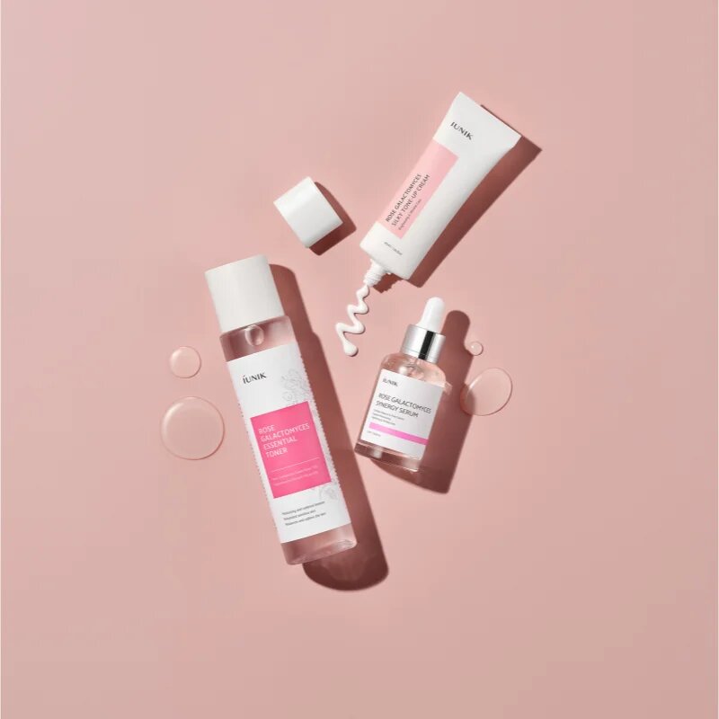 iUnik Rose Galactomyces regenerační a hydratační sérum pro mastnou a problematickou pleť 50 ml