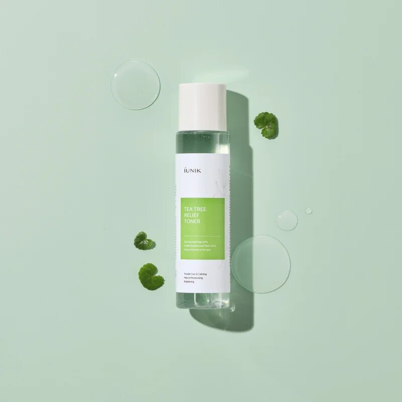 iUnik Tea Tree zklidňující tonikum pro citlivou pleť se sklonem k akné 200 ml