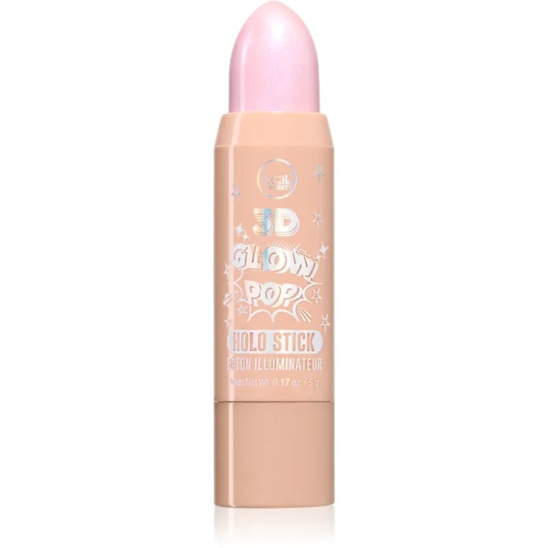 J.Cat Beauty 3D Glow Pop rozjasňující tyčinka odstín 102 Galaxia Glow 5 g