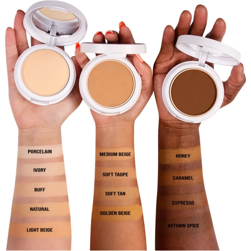 J.Cat Beauty Aquasurance kompaktní pudrový make-up pro střední až plné krytí odstín 101 Ivory 9 g