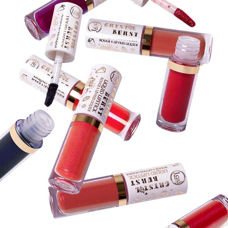 J.Cat Beauty Crystal Burst dlouhotrvající tekutá rtěnka odstín 104 Romance In Paris 0.8 g