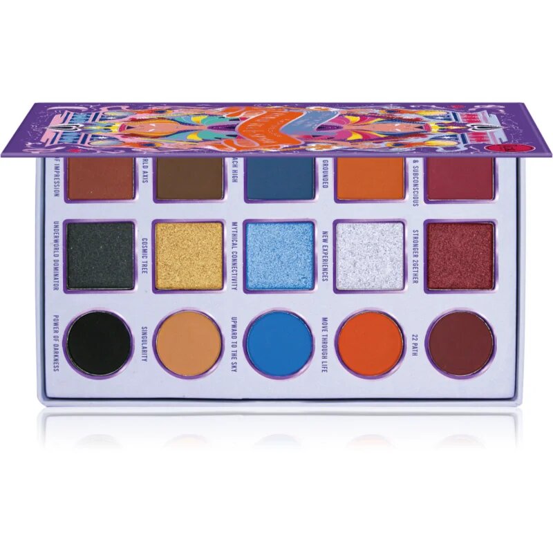 J.Cat Beauty House of Queens paleta očních stínů odstín 103 Royal Tea and Spade 12.5 g