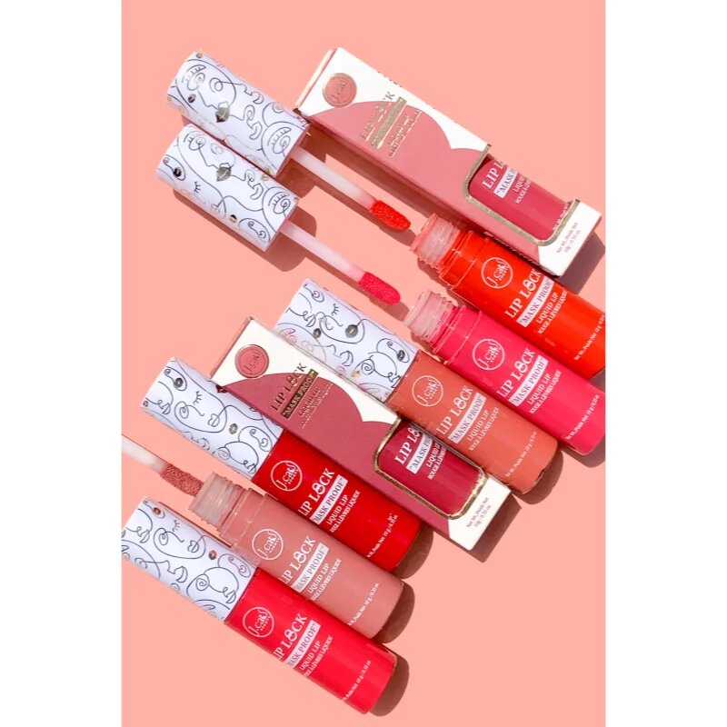 J.Cat Beauty Lip Lock dlouhotrvající tekutá rtěnka s matným efektem odstín 108 Blessed 10 g