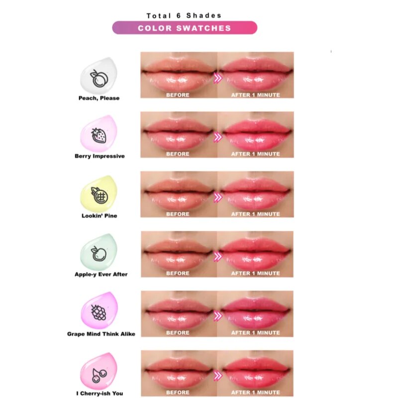 J.Cat Beauty Lipspect olej na rty s měnící se barvou odstín 102 Berry Impressive 3 ml