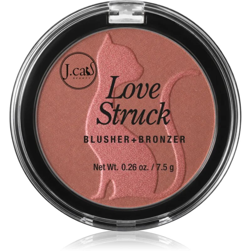 J.Cat Beauty Love Struck bronzer a tvářenka odstín 110 Babe 7.5 g