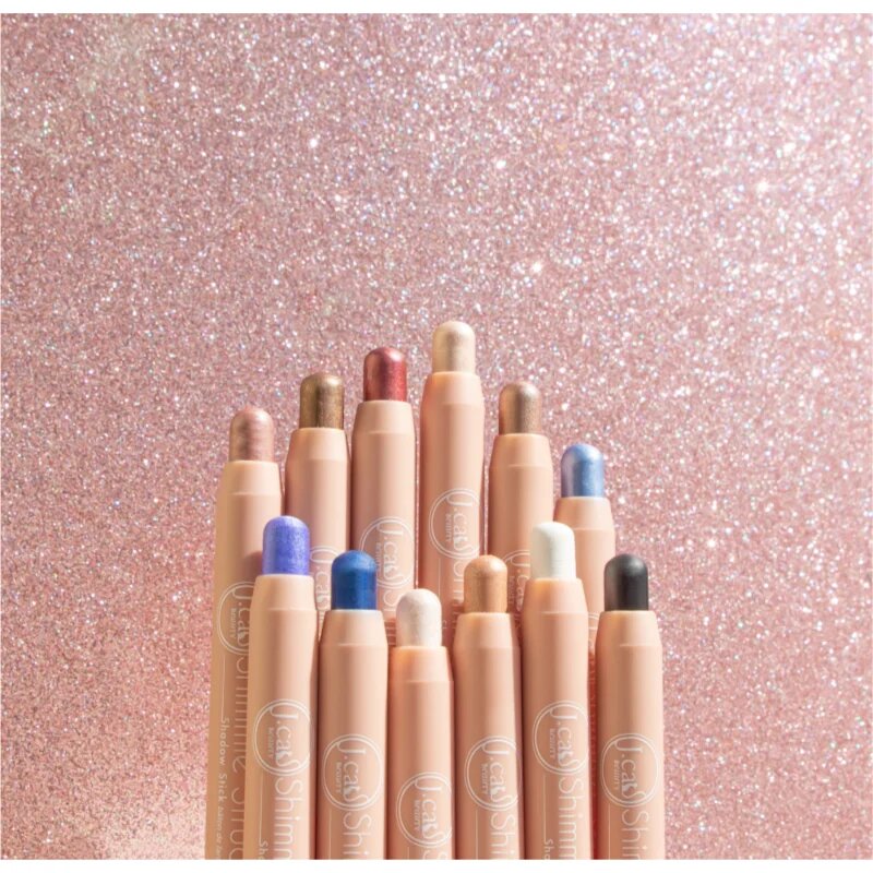 J.Cat Beauty Shimmie Struck krémové oční stíny v tyčince odstín 111 Speed Of White 2 g