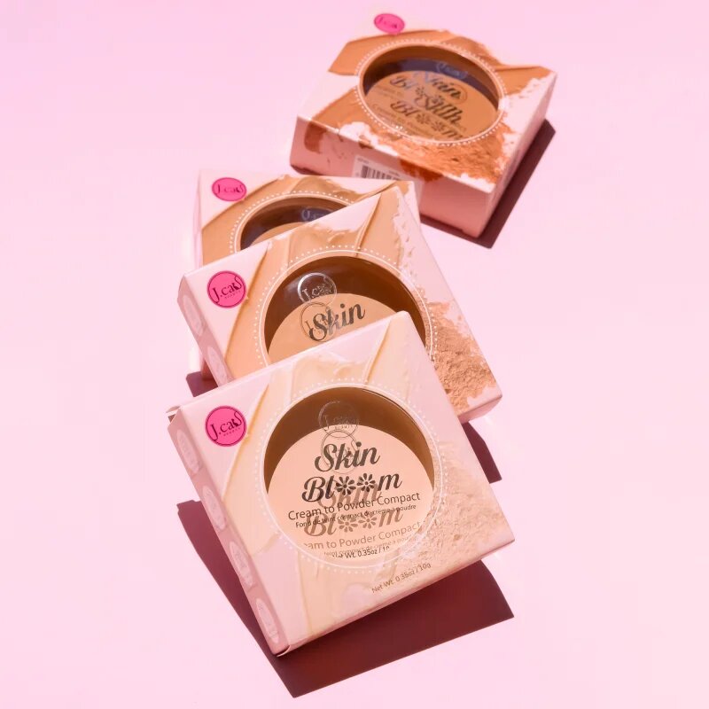 J.Cat Beauty Skin Bloom krémový kompaktní make-up pro plné krytí odstín 105 Taupe 7.5 g