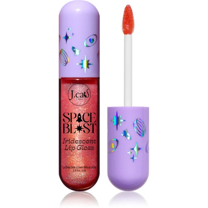 J.Cat Beauty Space Blast lesk na rty s měnící se barvou odstín 104 Amber Polish 5 ml