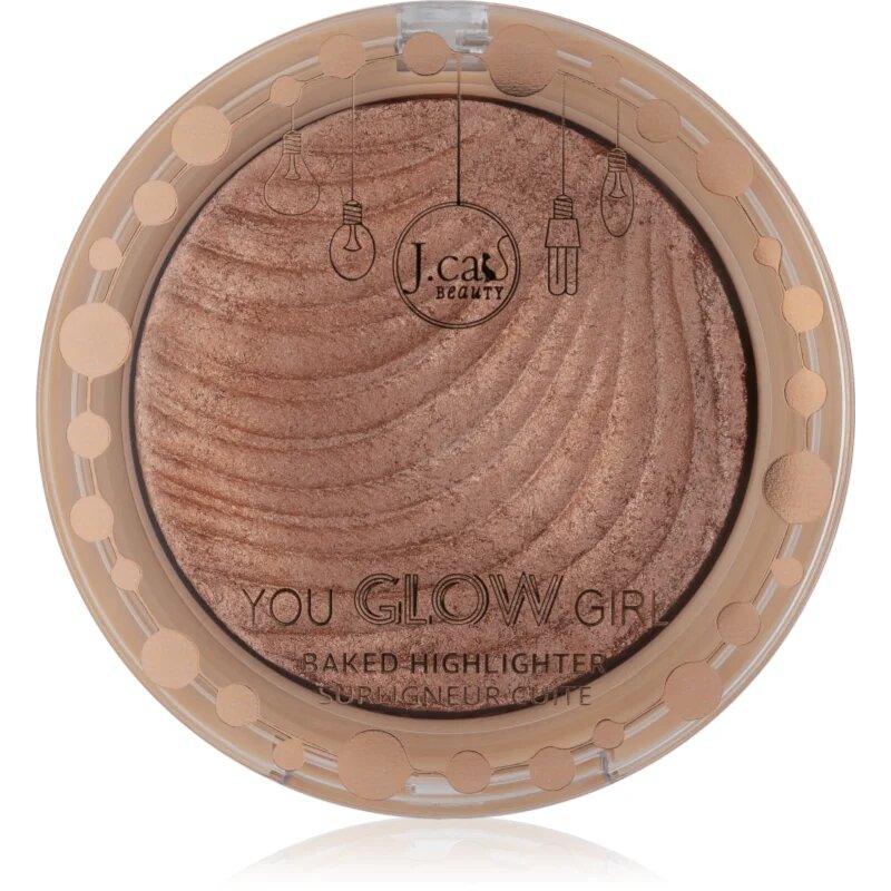 J.Cat Beauty You Glow Girl zapečený rozjasňovač odstín 103 Pink Goddess 8.5 g