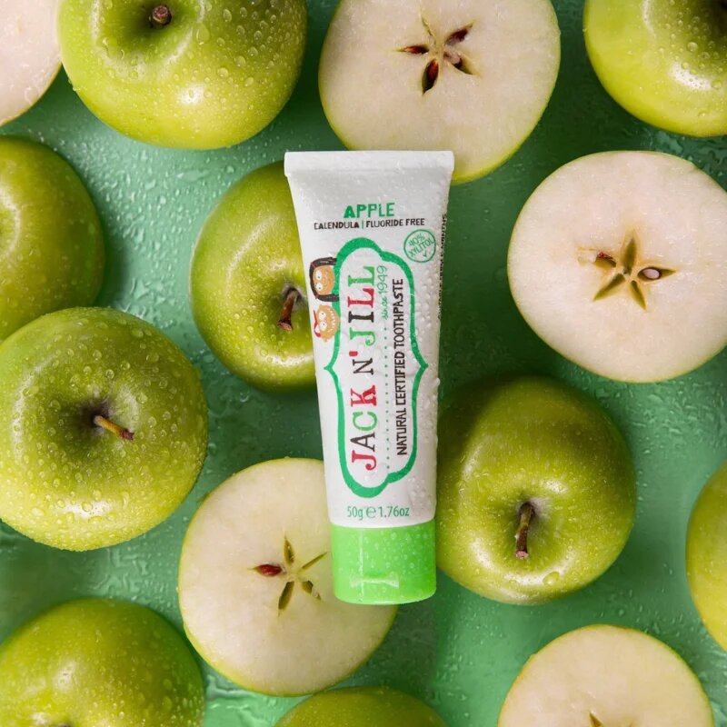 Jack N’ Jill Toothpaste Apple dětská zubní pasta 6m+ 50 g
