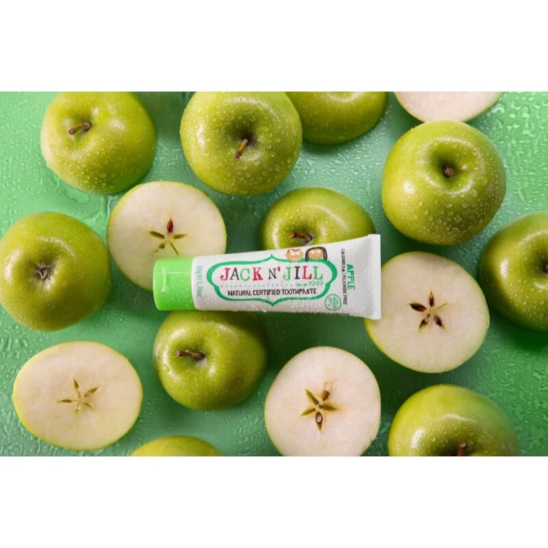 Jack N’ Jill Toothpaste Apple dětská zubní pasta 6m+ 50 g