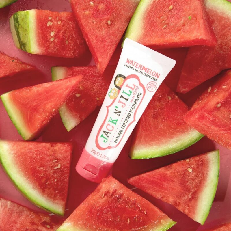 Jack N’ Jill Toothpaste Watermelon dětská zubní pasta 6m+ 50 g