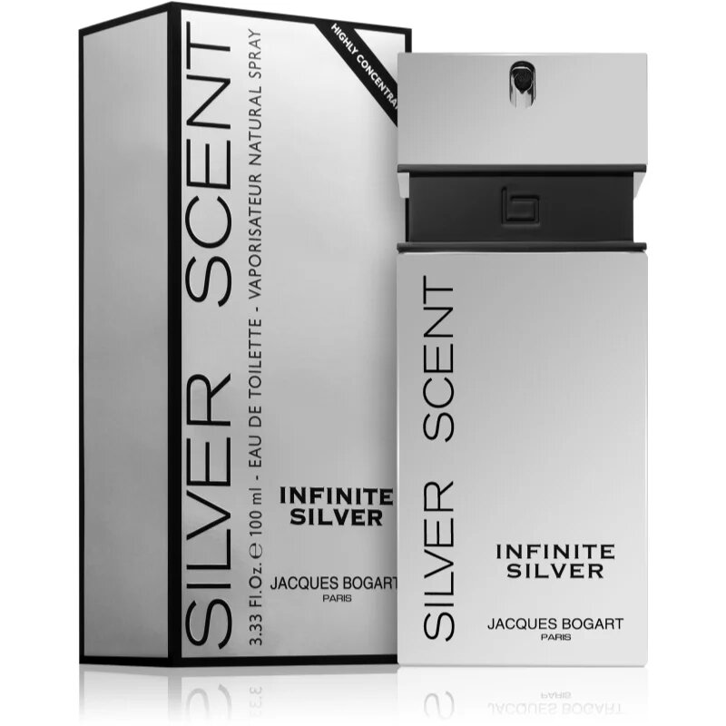 Jacques Bogart Silver Scent Infinite Silver toaletní voda pro muže 100 ml