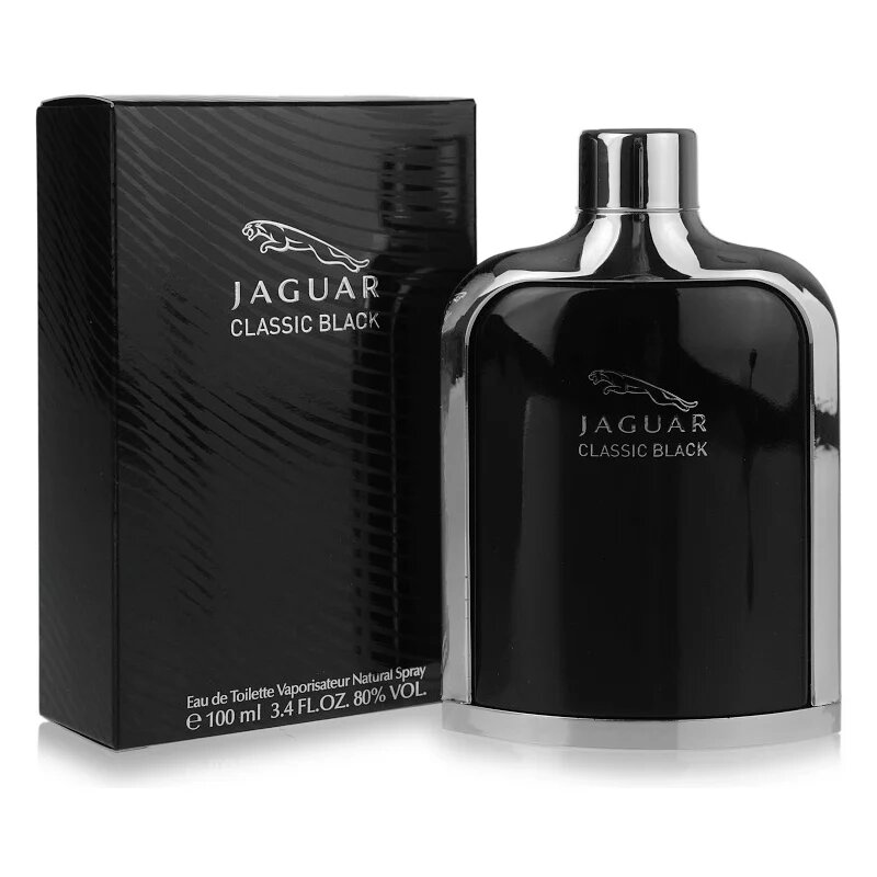 Jaguar Classic Black toaletní voda pro muže 100 ml