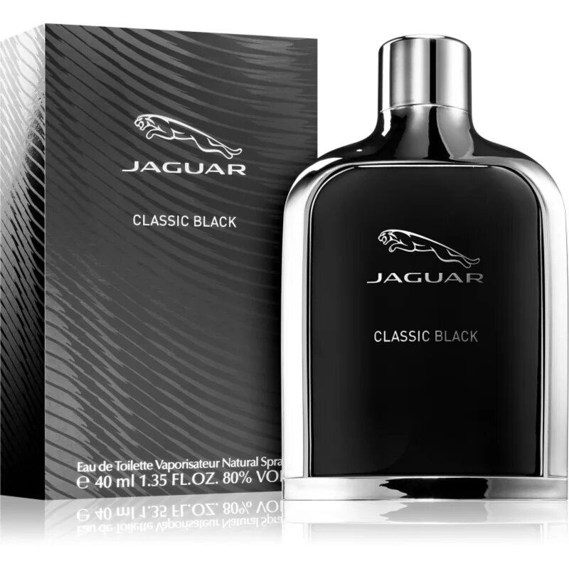 Jaguar Classic Black toaletní voda pro muže 40 ml