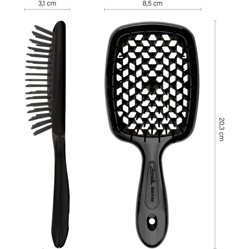 Janeke Carbon Fibre Pneumatic Brush kartáč na vlasy 22 cm 1 ks