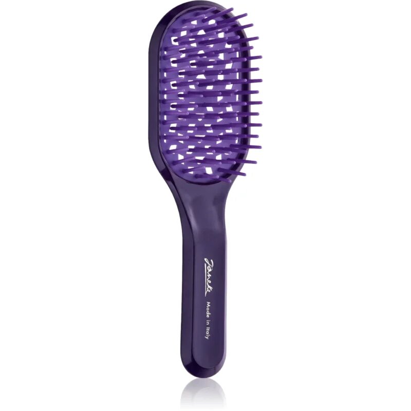 Janeke Curvy Vented Brush plochý kartáč pro rychlejší foukanou 15x5 cm