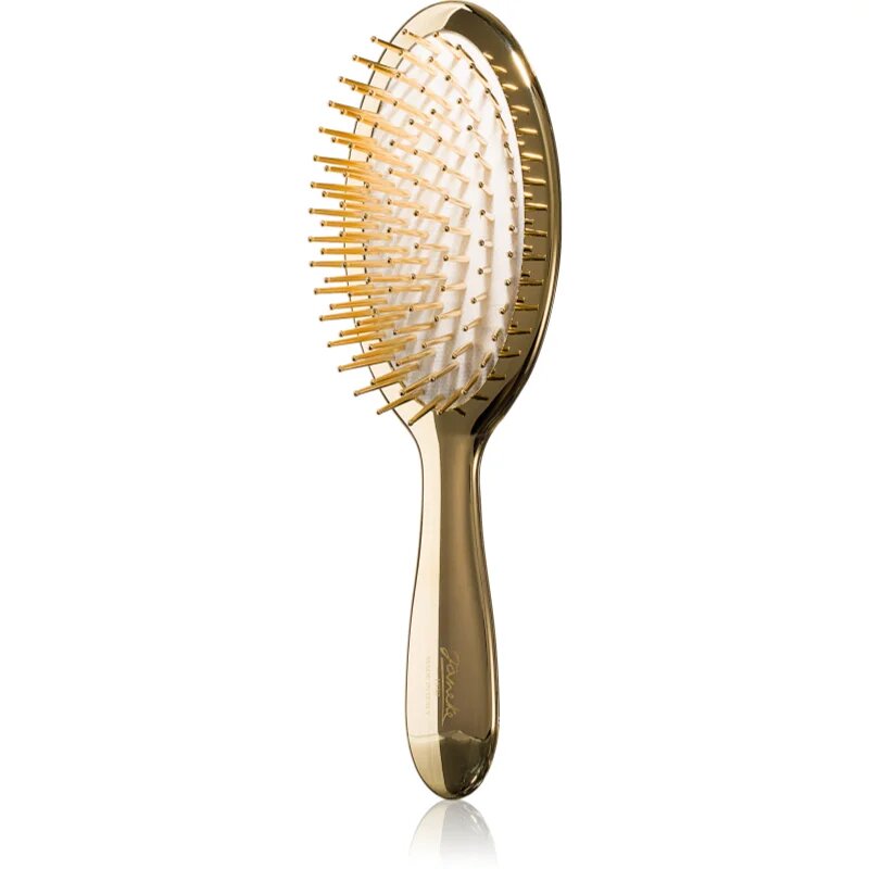 Janeke Gold Line Air-Cushioned Brush with Gold Pins plochý kartáč 22 x 7 cm 1 ks