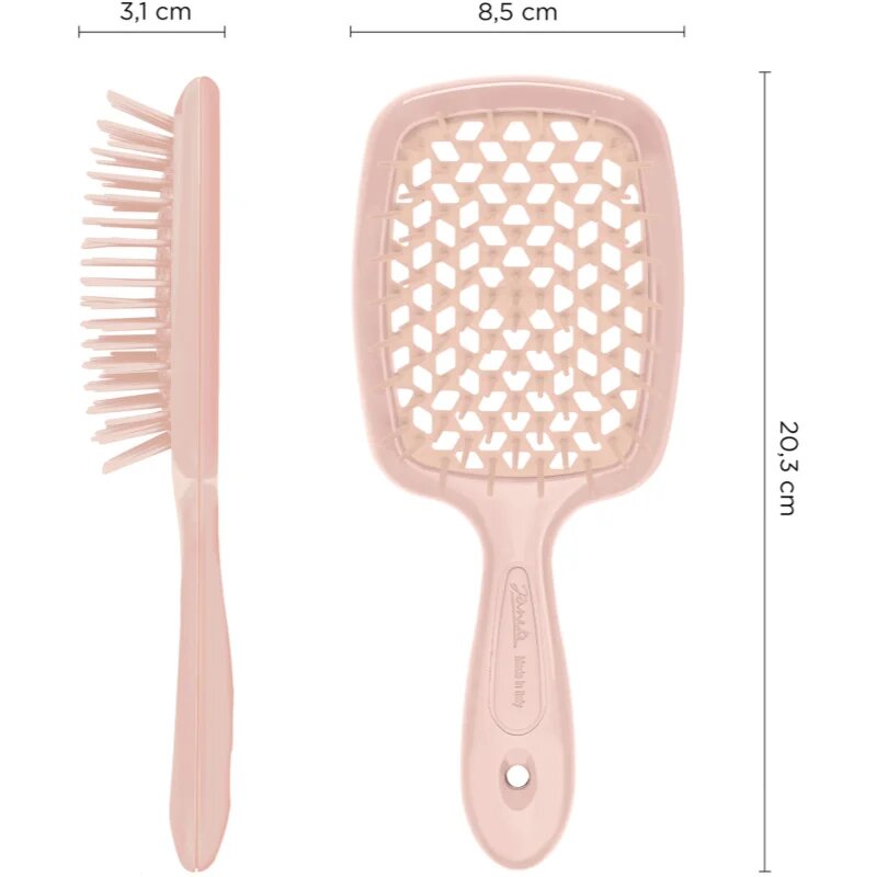 Janeke Superbrush plochý kartáč na vlasy 1 ks
