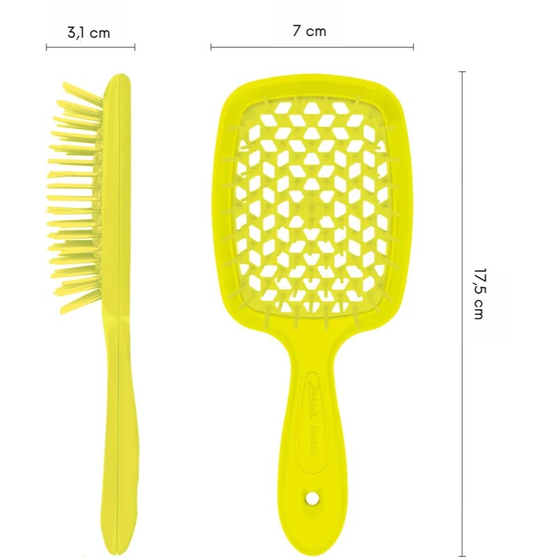 Janeke Superbrush Small malý plochý kartáč 1 ks