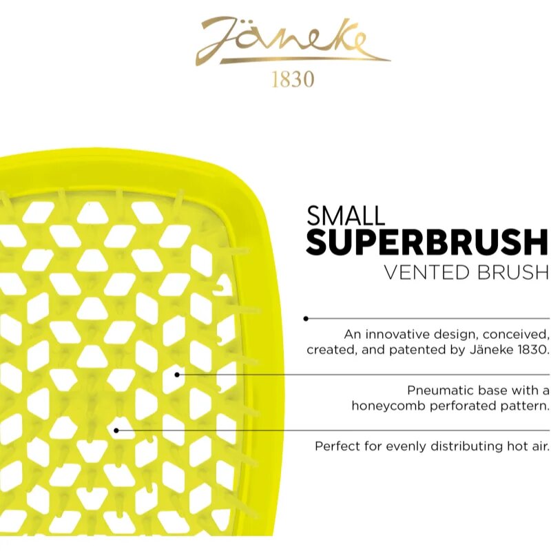 Janeke Superbrush Small malý plochý kartáč 1 ks