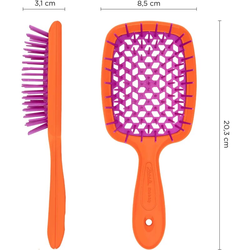 Janeke Superbrush velký plochý kartáč na vlasy 1 ks