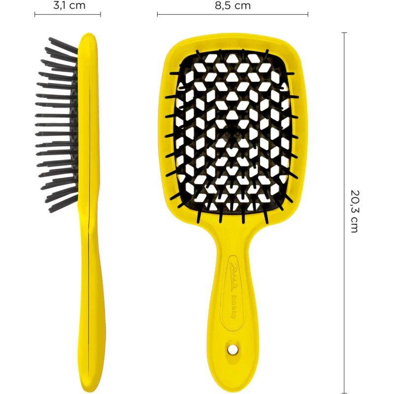 Janeke Superbrush Vented plochý kartáč na vlasy 1 ks