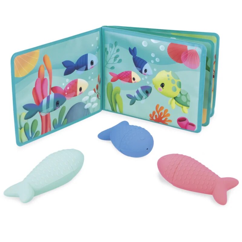 Janod Bath Book Party under the sea obrázková knížka do vany 10m+ 1 ks