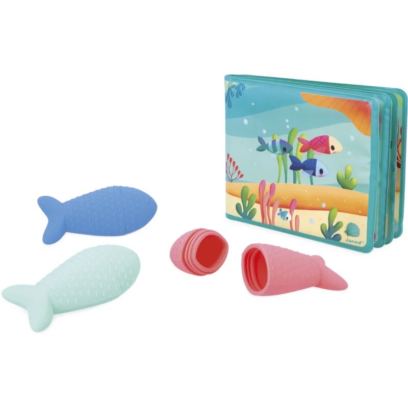 Janod Bath Book Party under the sea obrázková knížka do vany 10m+ 1 ks