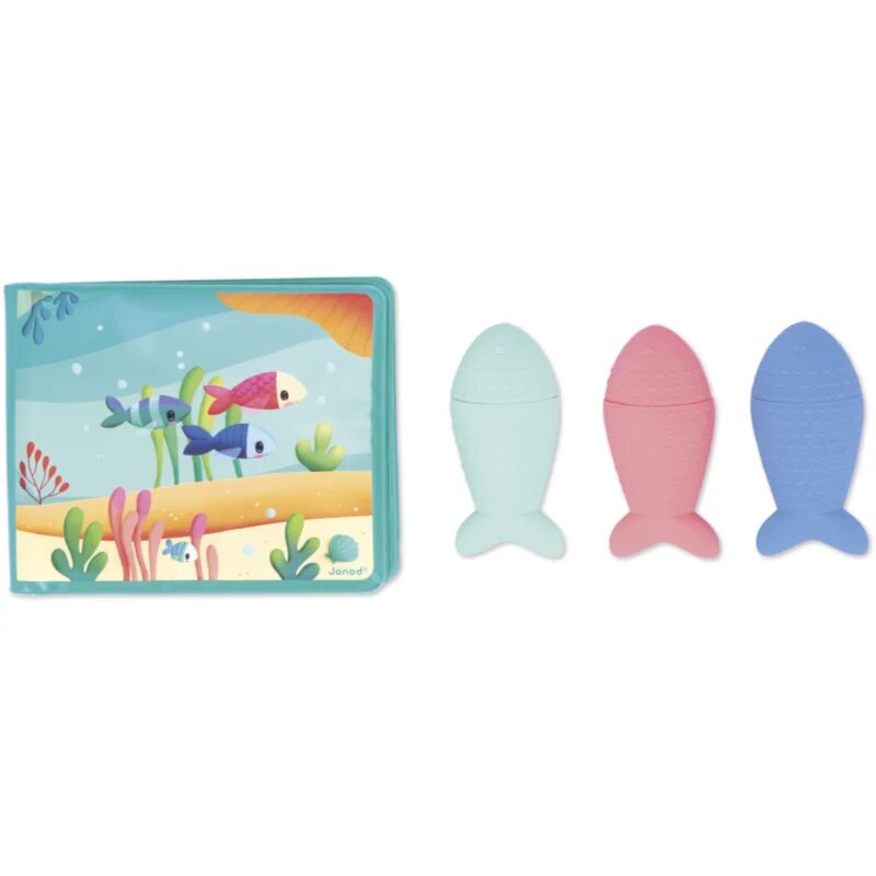 Janod Bath Book Party under the sea obrázková knížka do vany 10m+ 1 ks