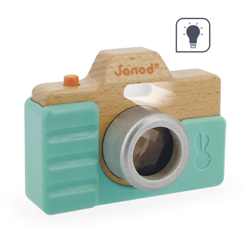 Janod Camera fotoaparát ze dřeva 18m+ 1 ks
