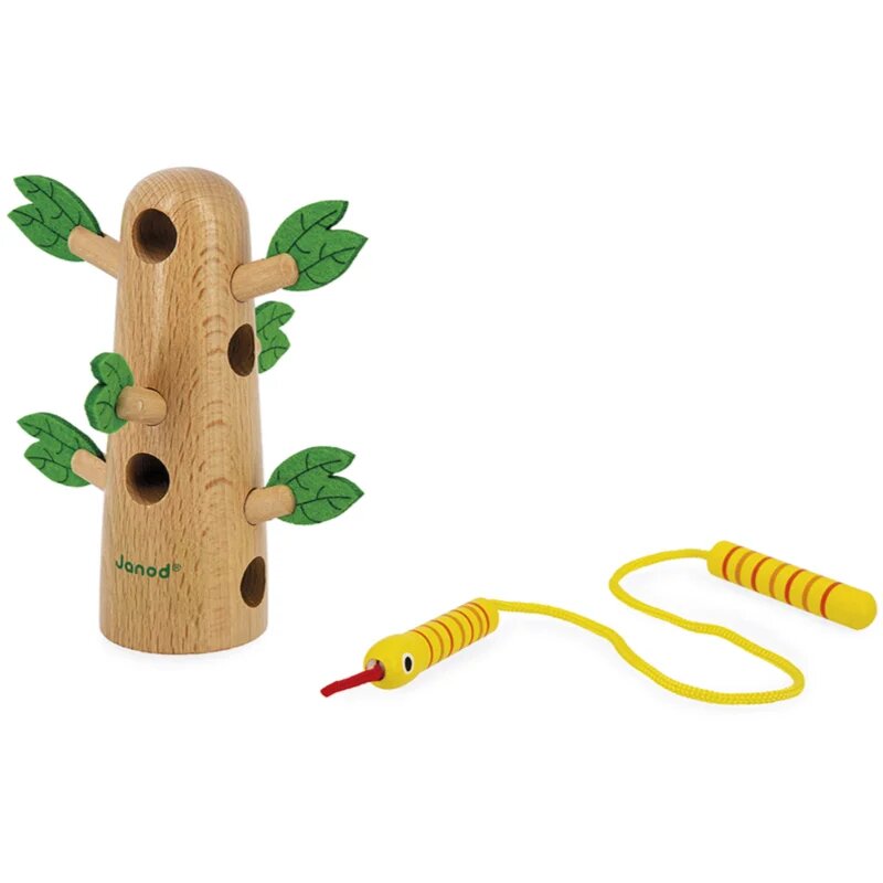 Janod Tropik Tropical Lace-Up Tree aktivity hračka 18m+ 1 ks