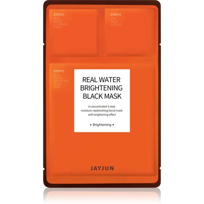Jayjun Real Water Brightening hydratační plátýnková maska pro rozjasnění pleti 1 ks