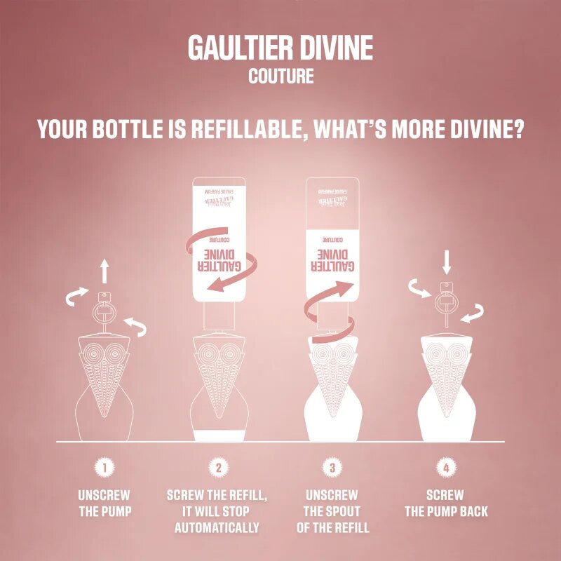 Jean Paul Gaultier Gaultier Divine Couture náhradní náplň pro ženy 200 ml