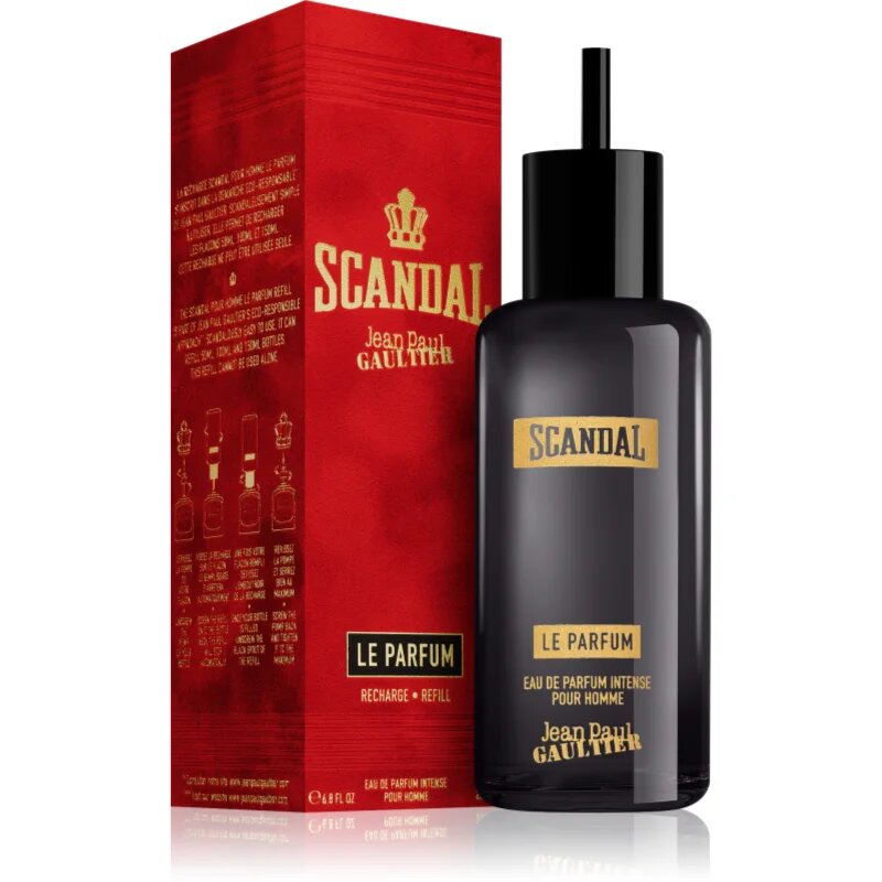 Jean Paul Gaultier Scandal Pour Homme Le Parfum parfémovaná voda – náhradní náplň pro muže 200 ml