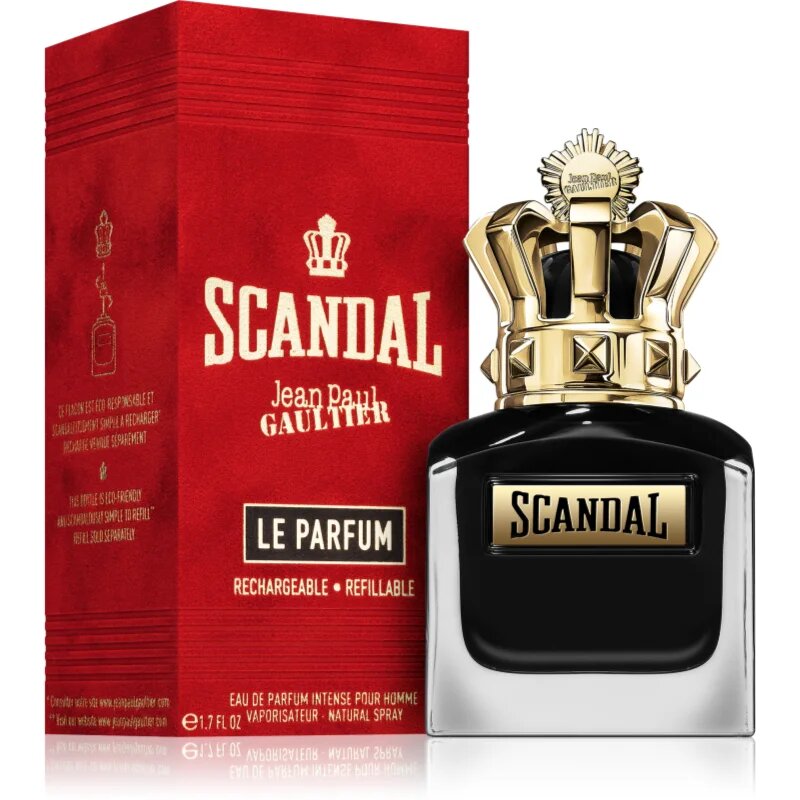 Jean Paul Gaultier Scandal Pour Homme Le Parfum parfémovaná voda plnitelná pro muže 50 ml