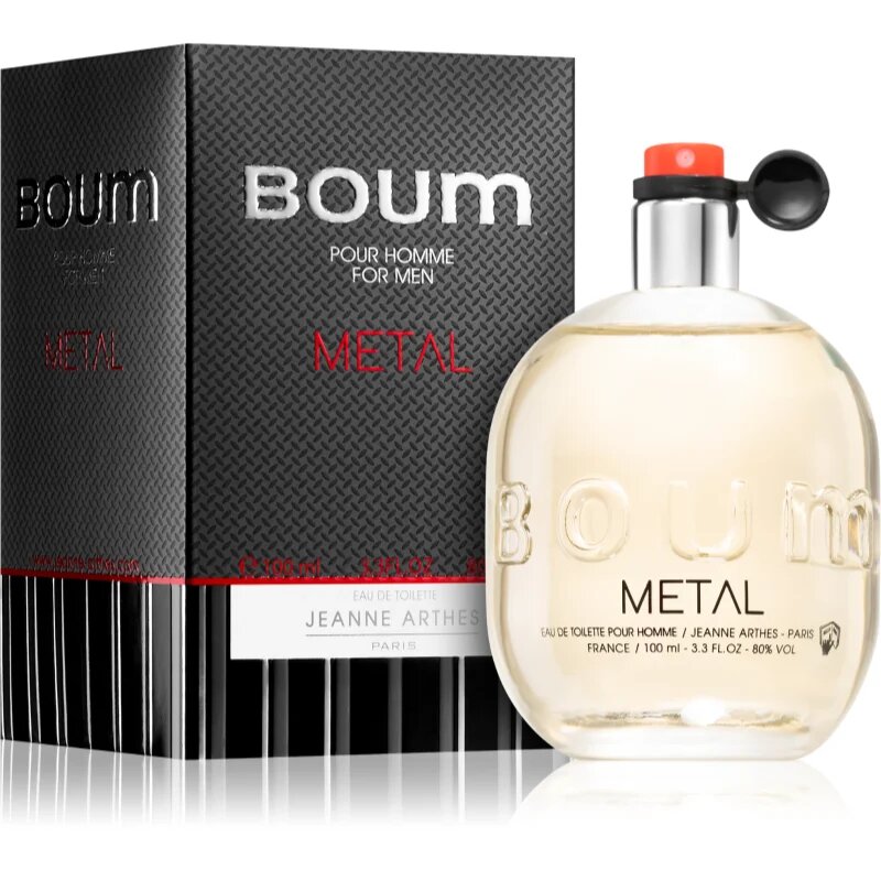 Jeanne Arthes Boum Metal toaletní voda pro muže 100 ml