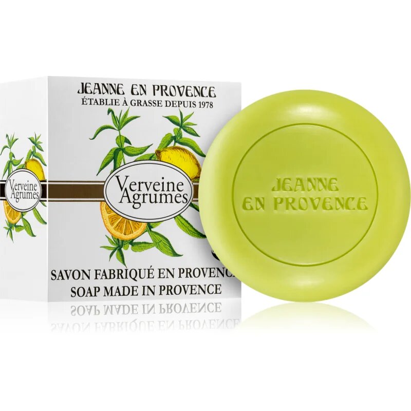 Jeanne en Provence Verveine Agrumes luxusní francouzské mýdlo 100 g