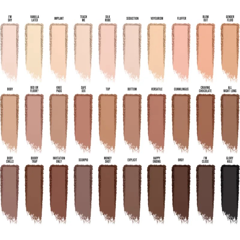 Jeffree Star Cosmetics Orgy Artistry paletka očních stínů 30x1.5 g