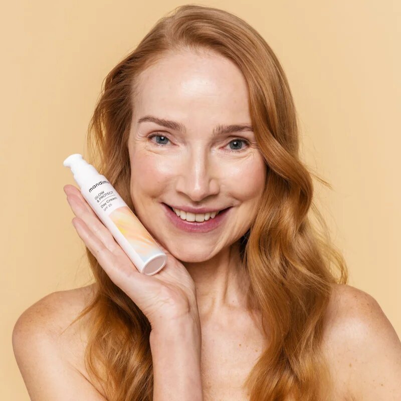Jíme zdravě Mandimu Glow & Protect Day Cream denní krém SPF 25 50 ml