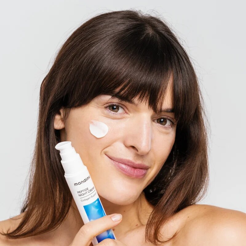 Jíme zdravě Mandimu Peptide Night Cream noční krém s peptidy 50 ml