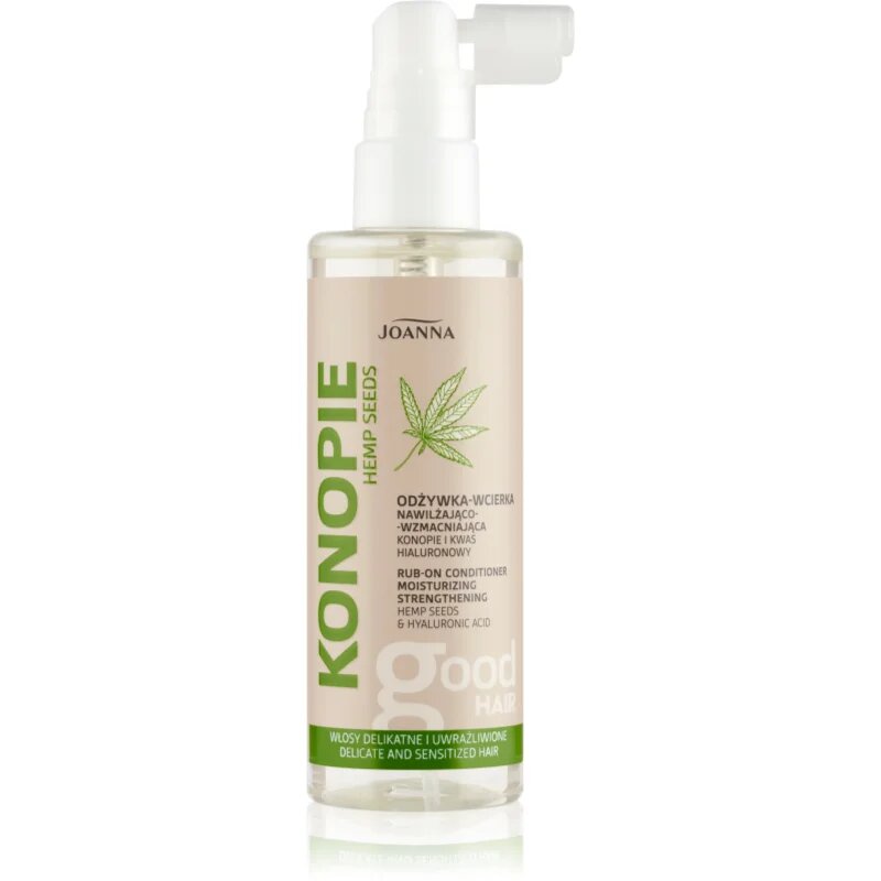 Joanna Cannabis posilující kondicionér s rostlinnými výtažky pro citlivou pokožku hlavy 100 ml